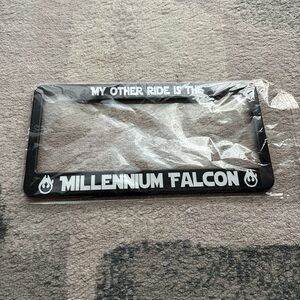 Millennium Falcon License Plate Frame
